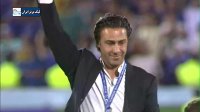 اشک های فرهاد مجیدی سرمربی استقلال در جشن قهرمانی